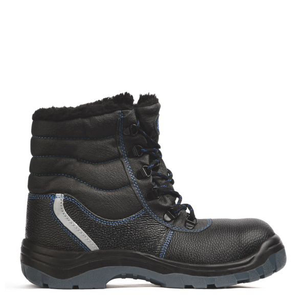 Ботинки кожаные утепленные мод. 28/1М  ПУ-ПУ МП иск. мех