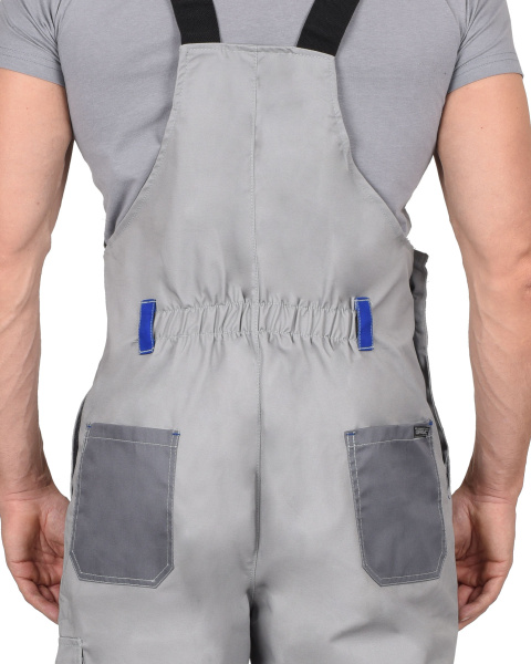 Полукомбинезон "Стан": св.серый со сред.-серым и васильковым (ЧЗ) Полукомбинезон "Стан": св.серый со сред.-серым и васильковым (ЧЗ)