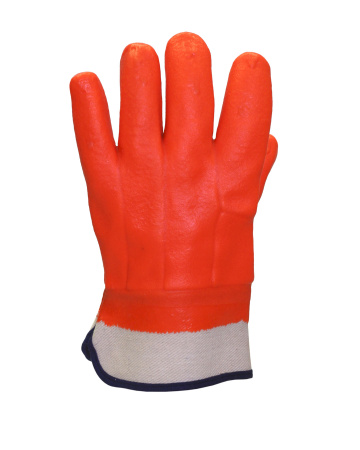 Перчатки утепленные "ВИНТЕРЛЕ КП"(ПВХ,утепленные х/б тканью с начесом,манжет-крага), в уп.72пар