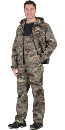 Костюм "СИРИУС-РЫБОЛОВ СТ"летний : куртка, п/к (тк.Crown) КМФ Питон