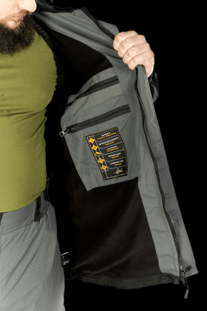Костюм демисезонный мужской ГОРКА Gorka NEXT Demi (TASLAN), Grey\Black (ЧЗ)