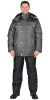Куртка "ФАВОРИТ" зимняя тёмно-серая с черным тк. Оксфорд (ЧЗ)