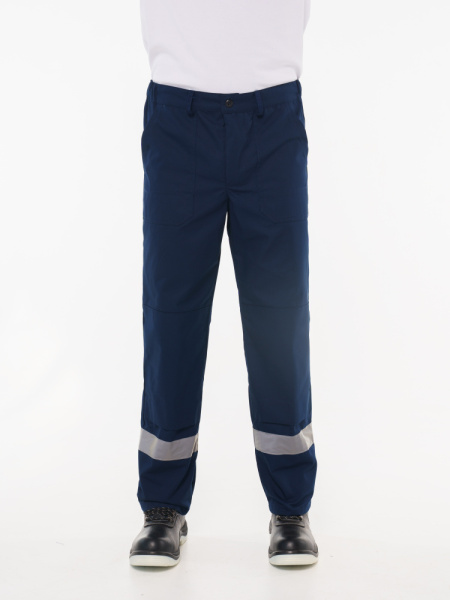 Брюки рабочие мужские №111 тёмно-синий СОП (ЧЗ)