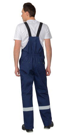 Полукомбинезон "БОСТОН"   темно-синий с васильковой и чер. отд. (ЧЗ) Полукомбинезон "БОСТОН"   темно-синий с васильковой и чер. отд. (ЧЗ)