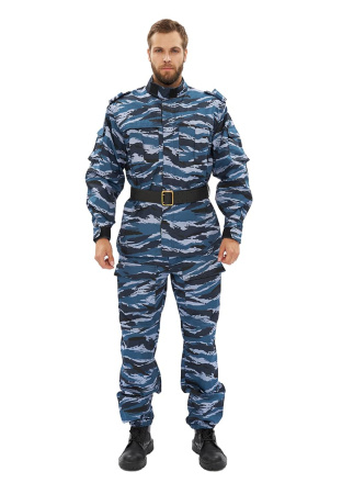 Костюм СПЕЦНАЗ (охрана/охранник)  куртка/брюки цвет: кмф "Серый вихрь", ткань: Рип-Стоп  URSUS (ЧЗ)