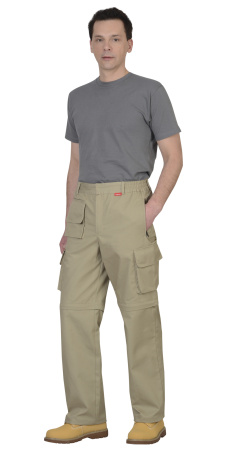 Костюм "СИРИУС-Тигр" куртка, брюки (тк. Rodos 245) Песочный