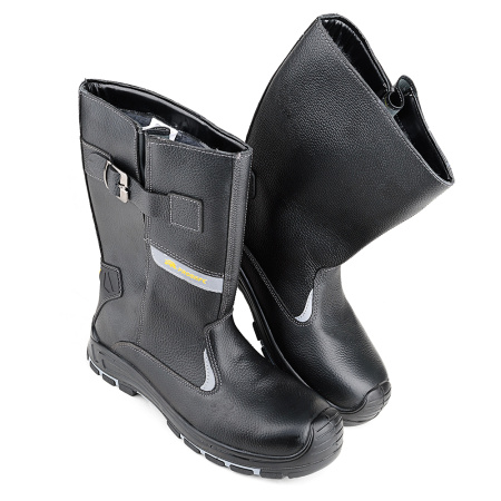 Сапоги кожаные утепленные шерст. мех мод. 760РНМ-1 ПУ/Нитрил композитный подносок