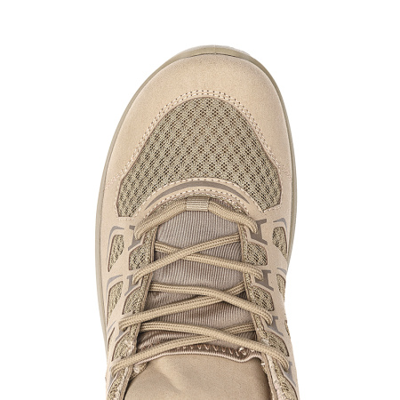 Полуботинки текстиль, микрофибра, подошва ПУ, резина, бежевые ELKLAND мод. 178