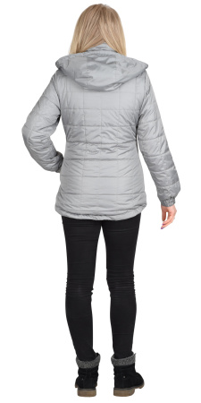 Куртка "ПРАГА-Люкс" женская,  светло-серая (ЧЗ) Куртка "ПРАГА-Люкс" женская,  светло-серая (ЧЗ)