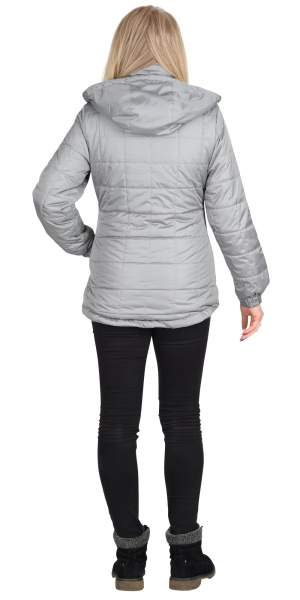 Куртка "ПРАГА-Люкс" женская,  светло-серая (ЧЗ) Куртка "ПРАГА-Люкс" женская,  светло-серая (ЧЗ)