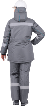 Костюм ГАЛАКТИКА зимний, серый-бирюза, женский (Куртка+брюки) Кос 487 (ЧЗ) Костюм ГАЛАКТИКА зимний, серый-бирюза, женский (Куртка+брюки) Кос 487 (ЧЗ)