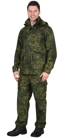 Костюм "Волк" летний: куртка, брюки ( тк.смесовая Рип-стоп) КМФ "Цифра" (распродажа-ликвидация)