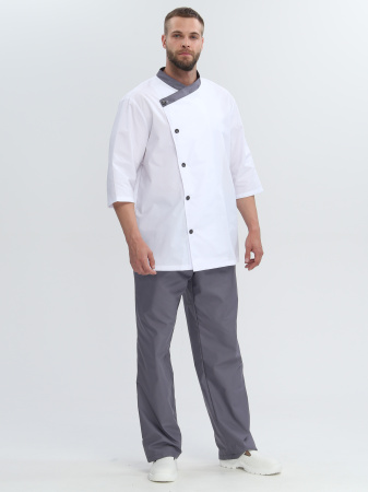 Костюм Канди (тк.ТиСи,120), серый/белый Костюм Канди (тк.ТиСи,120), серый/белый