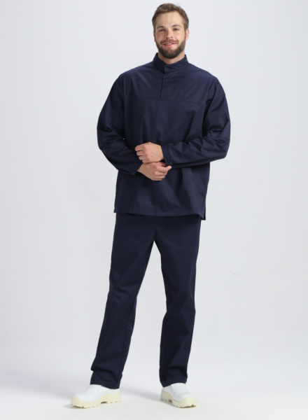 Костюм мужской ХАССП-Стандарт NEW (тк.Смесовая,160), т.синий Костюм мужской ХАССП-Стандарт NEW (тк.Смесовая,160), т.синий