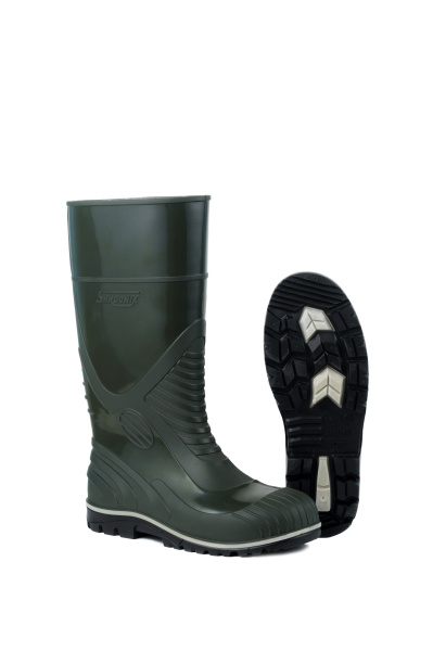 Сапоги ПВХ рабочие мужские "Шахтер" из ПВХ с металлоподноском, арт. 165-07МП, оливковые Sardonix  Сапоги ПВХ рабочие мужские "Шахтер" из ПВХ с металлоподноском, арт. 165-07МП, оливковые Sardonix