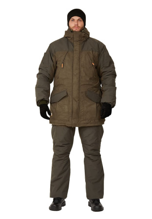 Костюм зимний «ГЕРКОН» куртка/брюки, цвет: олива/т.олива, ткань: Канада Костюм зимний «ГЕРКОН» куртка/брюки, цвет: олива/т.олива, ткань: Канада