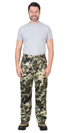 Брюки "Кобра" (тк.смесовая) КМФ Пиксель