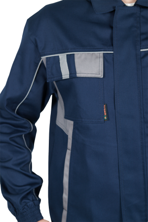 Костюм КОНФОРМ , т.синий-серый, куртка/брюки, пл. 255 г/м², КОС 588 (ЧЗ)