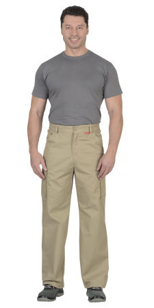 Костюм "Байкал" : куртка кор., брюки  песочный тк. Rodos