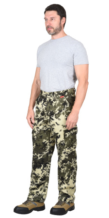 Брюки "Кобра" (тк.смесовая) КМФ Пиксель