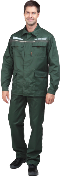 Костюм ОПЕРАТОР летний, зеленый, смесовая (куртка, брюки) Кос 576 (ЧЗ) Костюм ОПЕРАТОР летний, зеленый, смесовая (куртка, брюки) Кос 576 (ЧЗ)