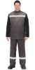 Костюм сварщика "ГЕРКУЛЕС" летний: куртка, п/к темно-серый с черным, СОП 50мм (ЧЗ)