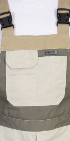 Полукомбинезон "КАСПИЙ" молочный с оливой и песочным и СОП Тк. Rodos Полукомбинезон "КАСПИЙ" молочный с оливой и песочным и СОП Тк. Rodos