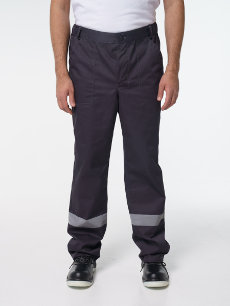 Брюки рабочие мужские №111 тёмно-серый СОП