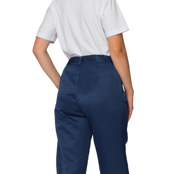 Костюм женский "Пантеон" синий/василёк (куртка и брюки)