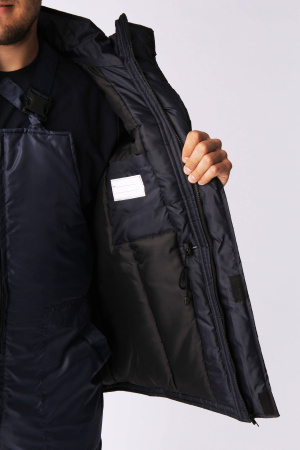 Куртка зимняя Прогресс (Оксфорд), темно-синий (ЧЗ) Куртка зимняя Прогресс (Оксфорд), темно-синий (ЧЗ)