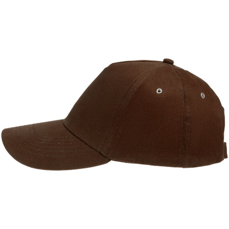 Бейсболки полувелюр (Коричневый)