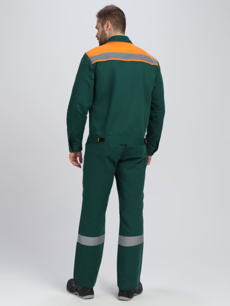 Костюм ИТР СОП IMP (тк.Саржа,250) брюки, т.зеленый/оранжевый Костюм ИТР СОП IMP (тк.Саржа,250) брюки, т.зеленый/оранжевый