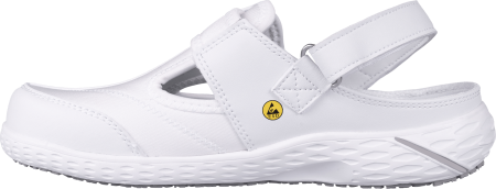 Полуботинки (тип сабо) ALIZA (АЛИЗА), женские, иск кожа/лайкра ЭВА/резина (белый/WHT) КРО 4355