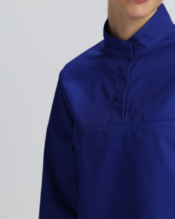 Костюм женский ХАССП-Стандарт NEW (тк.Смесовая,160), васильковый (ЧЗ)