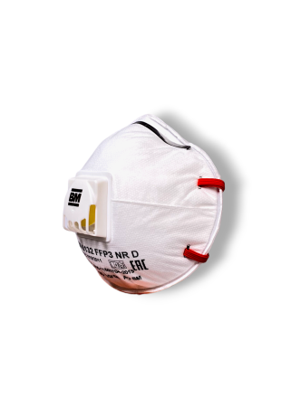 Полумаска фильтрующая для защиты от аэрозолей, чашеобразная, с клапаном выдоха ВМ 8132 FFP3 NR D