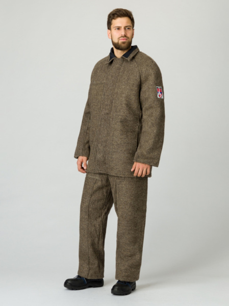 Костюм суконный (тк.Сукно,680), коричневый 