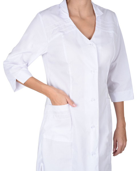 Халат "Лима" женский белый (ЧЗ) Халат "Лима" женский белый (ЧЗ)