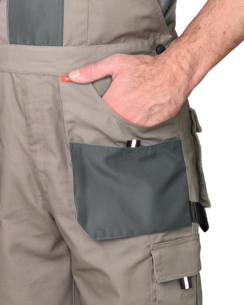 Полукомбинезон "ОБЕРОН" песочный с серо-зеленым тк. Канвас/Оксфорд (ЧЗ) Полукомбинезон "ОБЕРОН" песочный с серо-зеленым тк. Канвас/Оксфорд (ЧЗ)