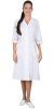 Халат "Адель" женский белый (ЧЗ) Халат "Адель" женский белый (ЧЗ)