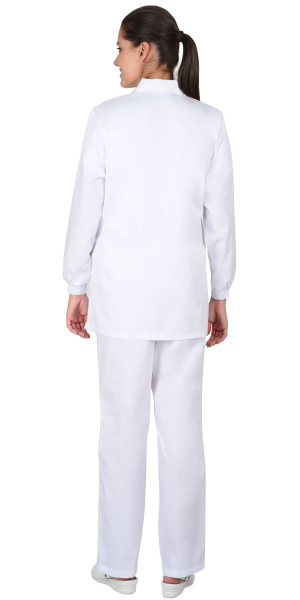 Костюм "ВАЛЕНСИЯ" женский: куртка, брюки, белый (ЧЗ) Костюм "ВАЛЕНСИЯ" женский: куртка, брюки, белый (ЧЗ)