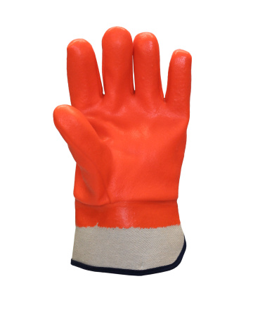 Перчатки утепленные "ВИНТЕРЛЕ КП"(ПВХ,утепленные х/б тканью с начесом,манжет-крага), в уп.72пар