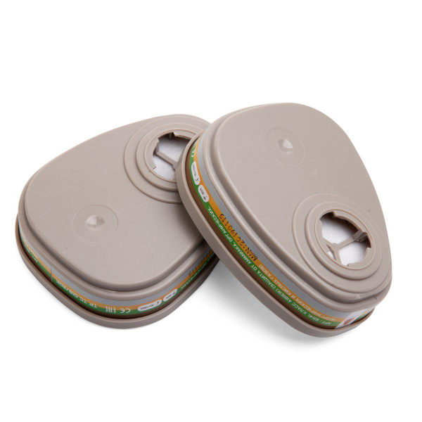 6541 Фильтр противогазовый Jeta Safety для защиты от органических, неорганических, кислых газов и аммиака класса А1Е1В1К1, в упаковке 2 шт 6541 Фильтр противогазовый Jeta Safety для защиты от органических, неорганических, кислых газов и аммиака класса А1Е1В1К1, в упаковке 2 шт