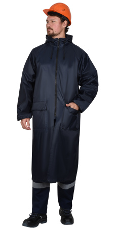 Плащ влагозащитный SIRIUS Профи (225 гр/м2) синий (ЧЗ) Плащ влагозащитный SIRIUS Профи (225 гр/м2) синий (ЧЗ)
