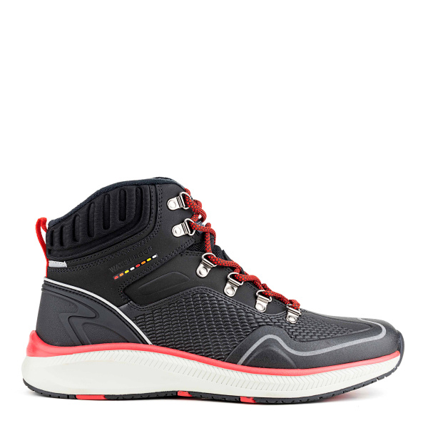 Ботинки ТПУ, кожа, текстиль, подошва ЭВА/резина ELKLAND мод. 164 черный/красный/белый