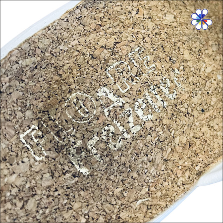 Сабо РАЯ, белые, кожа, ПВХ с ремешком, пробковая стелька арт.74470108  Молдшуз