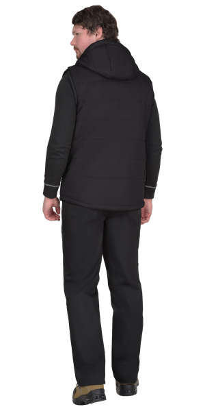 Жилет "ЗОДИАК" черный (ЧЗ) тк. Дюспо Жилет "ЗОДИАК" черный (ЧЗ) тк. Дюспо