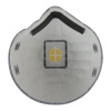 JM-8628 Mircon Полумаска противоаэрозольная с клапаном, с угольным слоем, чашеобразная, класс защиты FFP2 NR D, в упаковке 10 шт