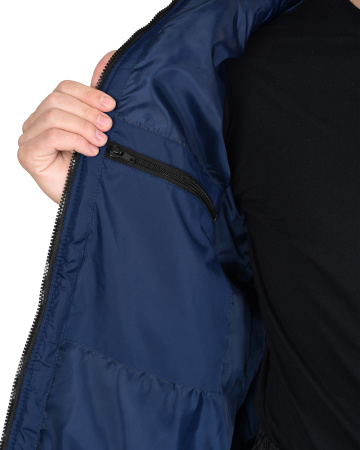 Жилет "Урбан" синий с серым тк. Дюспо Жилет "Урбан" синий с серым тк. Дюспо