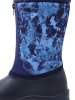 Сапоги ЭВА дутые на замке женские "Глория", цвет - синие разводы EK-17L47-3 (EVAshoes)