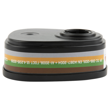 6641 Фильтр противогазовый Jeta Safety для защиты от органических, неорганических, кислых газов и аммиака класса A2B2E2K2 (2 шт. в упаковке)